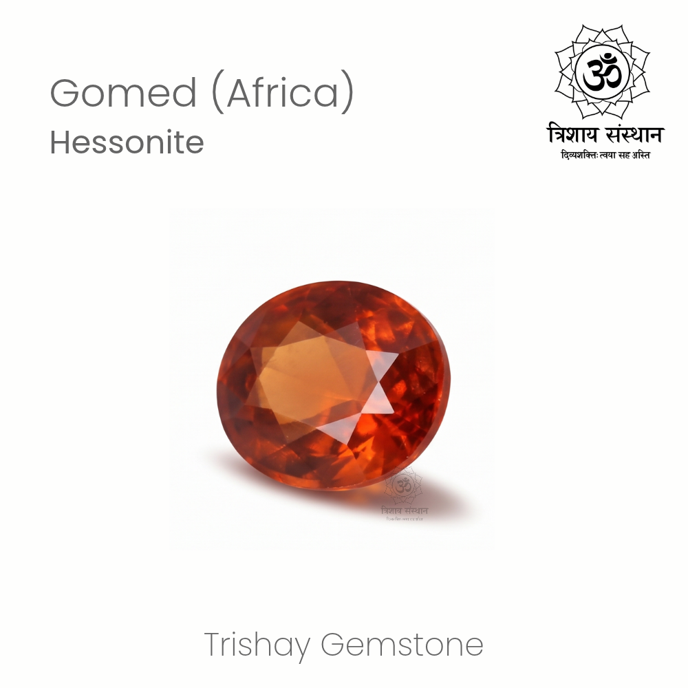 African Hessonite Garnet (Gomed) Trishay - Image 2
