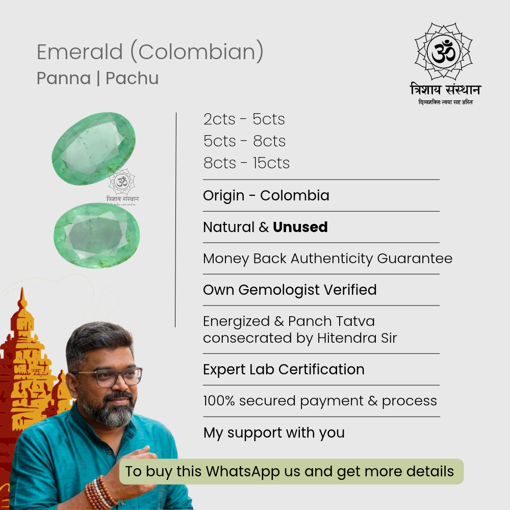 Colombian Emerald (Panna) Trishay - Image 4